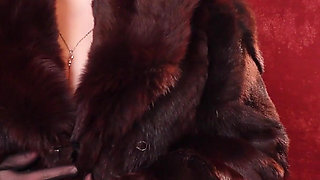 My Hot Fur Coat Collection - Part 1. Fetish MILF Arya Grander