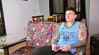 My Stepsister Grabs My Dick While I Was Playing on the Play(anal Creampie)