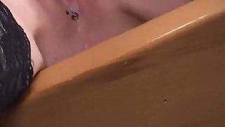 Tattooed secretary fucked by boss