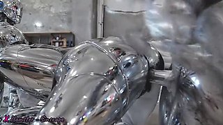 Amateur Stepmom MILF Robot Doggy Training & Riding Fuck Session
