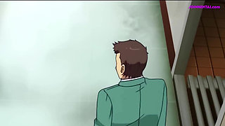 Busty Slut In Public Bathroom - Three Dildo In We Pussy