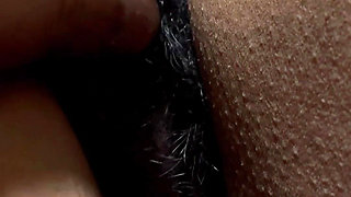 Desi Wife’s Tight Hairy Pussy Pampered - Pussy Hair Pulling