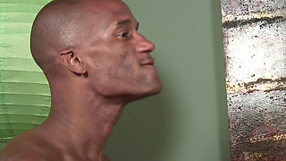 Old guy gets fucked by big black cock