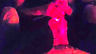 Goode Girl enjoying the evening fingering and fucking herself by the backyard fire