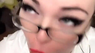 Face Fucking Your Boss After the New Years Party