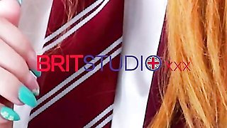 Brit Studio featuring hussy's british schoolgirl (18+) porn