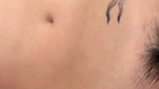 Hot tattooed Asian, always eager to enjoy and get her holes filled