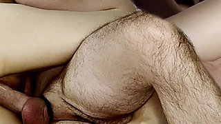 Cuckold Eats Cum From Blondes Bubble Butt After Bulls Cumshot