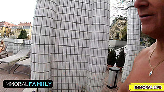 Stacy Crystal Pretty Blonde Tourist W Perfect Ass Gets An Anal Creampie - Immoral Family 4k
