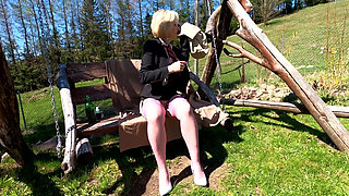 Outdoor Kink with Golden Shower