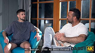 DADDY4K. Teen with amazing natural tits and ass is using a chance to fuck a mature man
