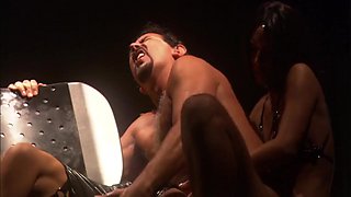 Dee Sticks A Dildo Up Guys Ass While He Fucks With Lana Moore