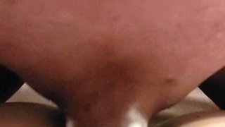 Creamy Pussy Cumshot Pushing Back in