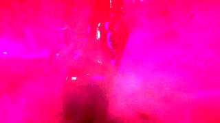 Redhead slut with big boobs goes down