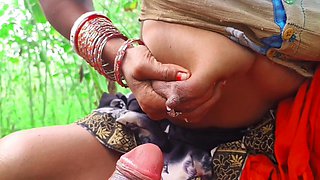 The Husband Took the Newly Wed Bride to the Jungle and Broke the Seal of Her Virgin Pussy, You Can See for Yourself How