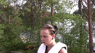 Nudist Capming in Finland Forests