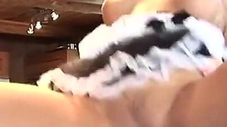 Sexy maid gets anally screwed