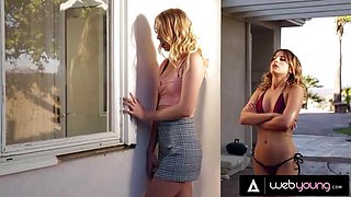 Kristen Scott Pummels A Gal From School With Her Best Friends After They Caught Her Stalking Porno Flicks - Tube8