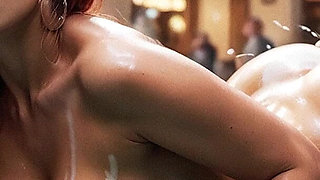 Whore Girl BDSM Hard Sex, Curvy Woman with Big Tits Sucking Big Dick, Slave Woman
