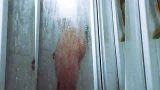 German guy in the shower