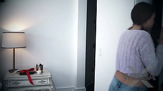 Well-proportioned Krissy Lynn and Chad White - dripping wet pussy clip - MissaX