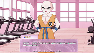 Interdimensional Desire - Fucking the Thighs of Android 18 in front of her Husband