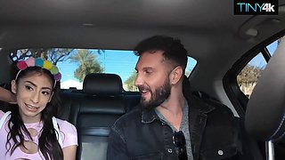 Sona bella hooks up with Big Cock on the rail home