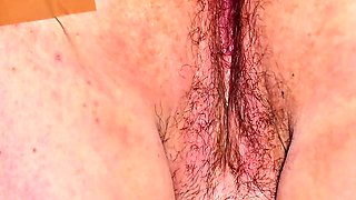 My Wife Watches Me Fuck My Stepmom Filling Her Pussy with Cum and Fisting to Squirt Close up