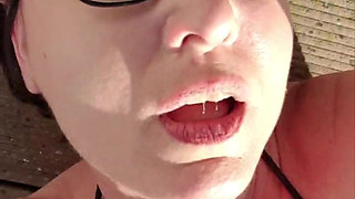 Julie practices prolapse