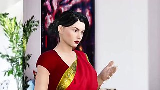 Desi Indian Neha Bhabhi Hot Sex with Son's Friend - Full HD