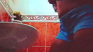 Delicius Play in Batroom Time Need Clit Cum Ride Ur Dick in My Ass and Wet Pussy Honeyy