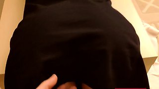 Hotgirl's Wild Night Cum on Ass, No Panties