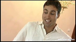 Rose Rides a Big Dick While Wearing Latex Stockings before Cunnilingus - Private Porn Sex Videos