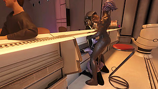 sexy draenei fucks girl in mouth in hotel 3D