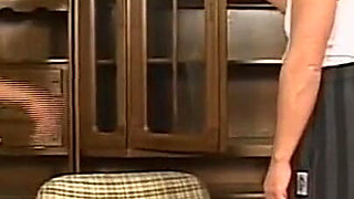 Wonderful MILF with Nice Tits Fucked and Cumshot on Smooth Pussy by Huge Vintage Cock