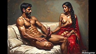 Threesome indian wife with collage boys xxx fucking harder