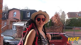 Faux hostel - plumper lips, plump nipples, plump snatch - teenage gets ruined for other men