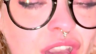 I Love Seeing How Crazy Dom Goes When I Give Him a Sloppy Blowjob with Glasses on