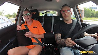 Reality Rough Sex For Sexy New Instructor inside Driving School Car with Jack 23