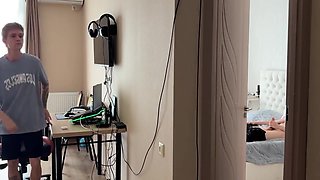 Gay Porn - Caught My Straight Friend Jerking Off His Big Dick