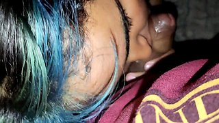POV Fat Busty Stepsister Sucks Me off so I Won't Talk About Her Tinder Dates, Homemade