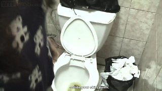 Slut Uses The Toilet A Bit Different