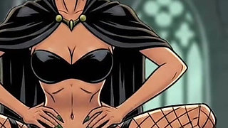 Maleficent and the Magic Pumpkin. Halloween Cartoon