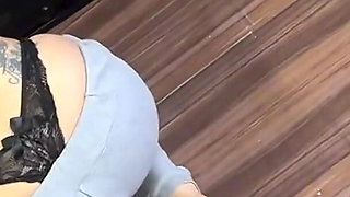 Camila Vegas Voyeur Interrupted Cleaning - Surprise on the Face and Butt (complete)