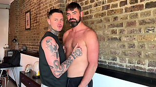 Big British Dick & Balls Hot Bareback Fuck