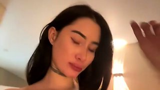 Sexy hottie Anetta Keys enjoys a solo toy masturbation