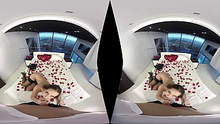 Glamour bombshell VR porn