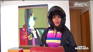 Curvy Latina Lucero Perez Oiled Up And Seduced Into Hot Amateur Fuck - CARNE DEL MERCADO