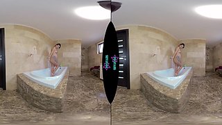 Preggo Teen Post Shower Masturbation Squirting Her Juicy Pussy - VRStars