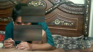 A hot sexy indian girl suck his boy friend cock and fucked in pussy part 2